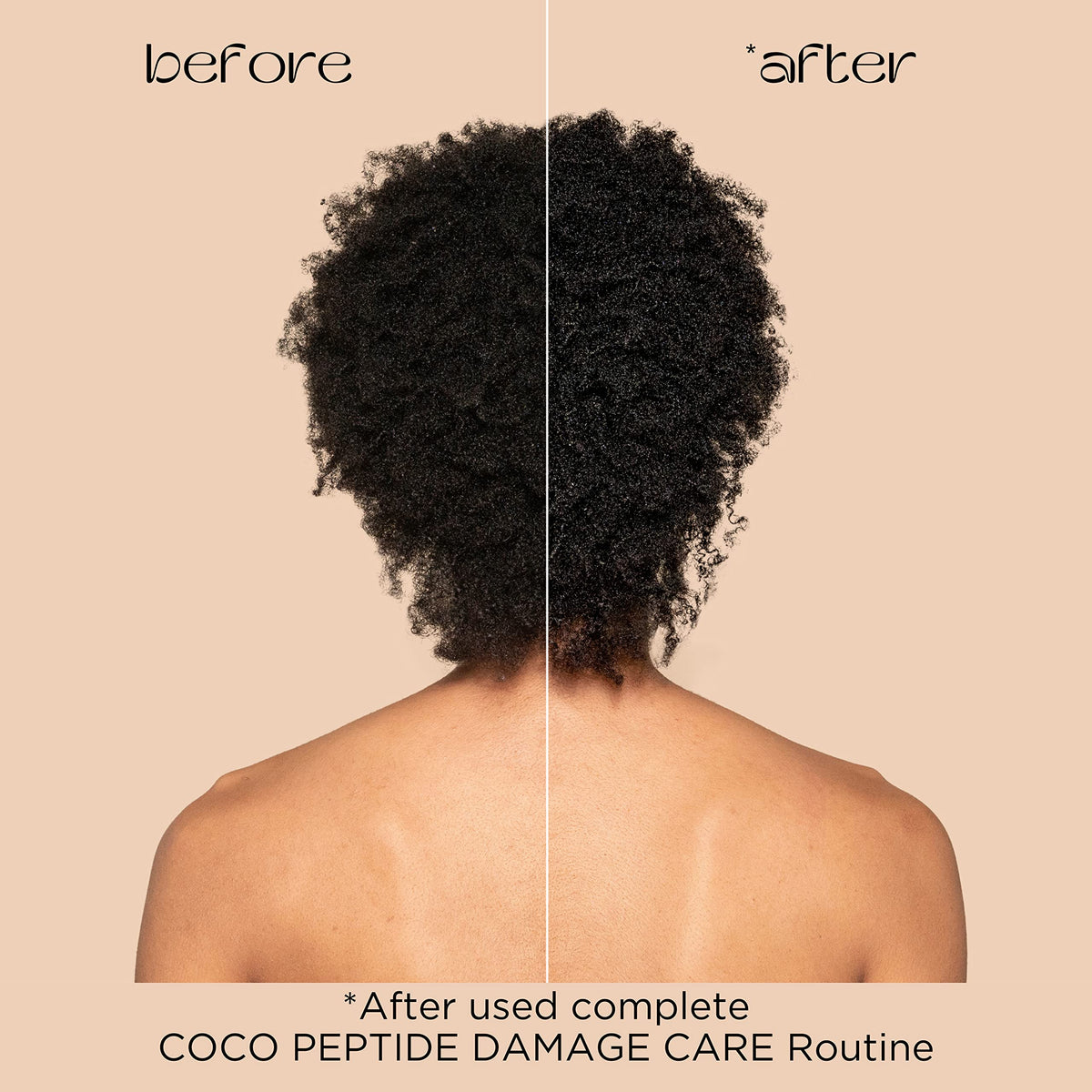 Pacifica Coco Peptide Damage Care Shampoo - Repairing Sulfate-Free Shampoo for Damaged Hair, Split Ends & Breakage, w/Collagen & Peptides