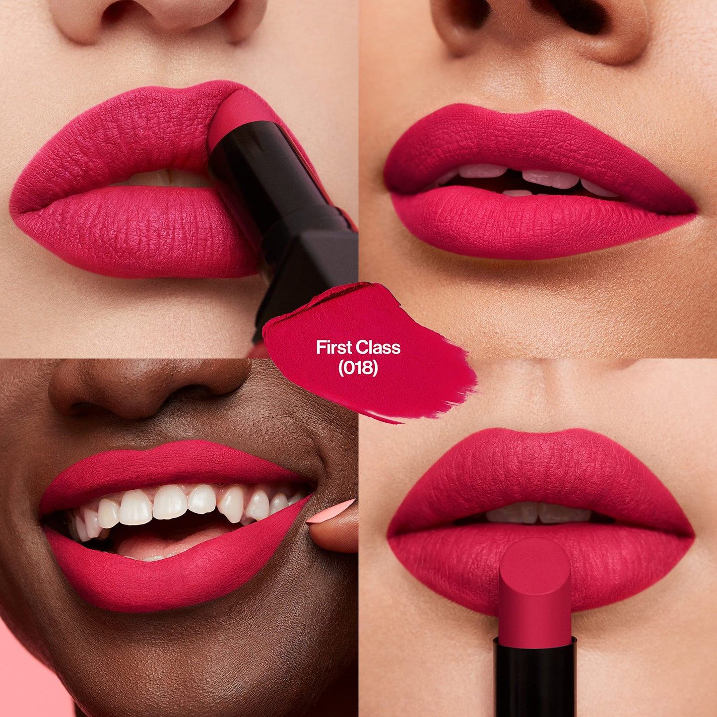 Revlon Lipstick, ColorStay Suede Ink, Built-in Primer, Infused with Vitamin E, Waterproof, Smudge-proof, Matte Color, 018 First Class, 0.09 oz Beauty & Personal Care REVLON