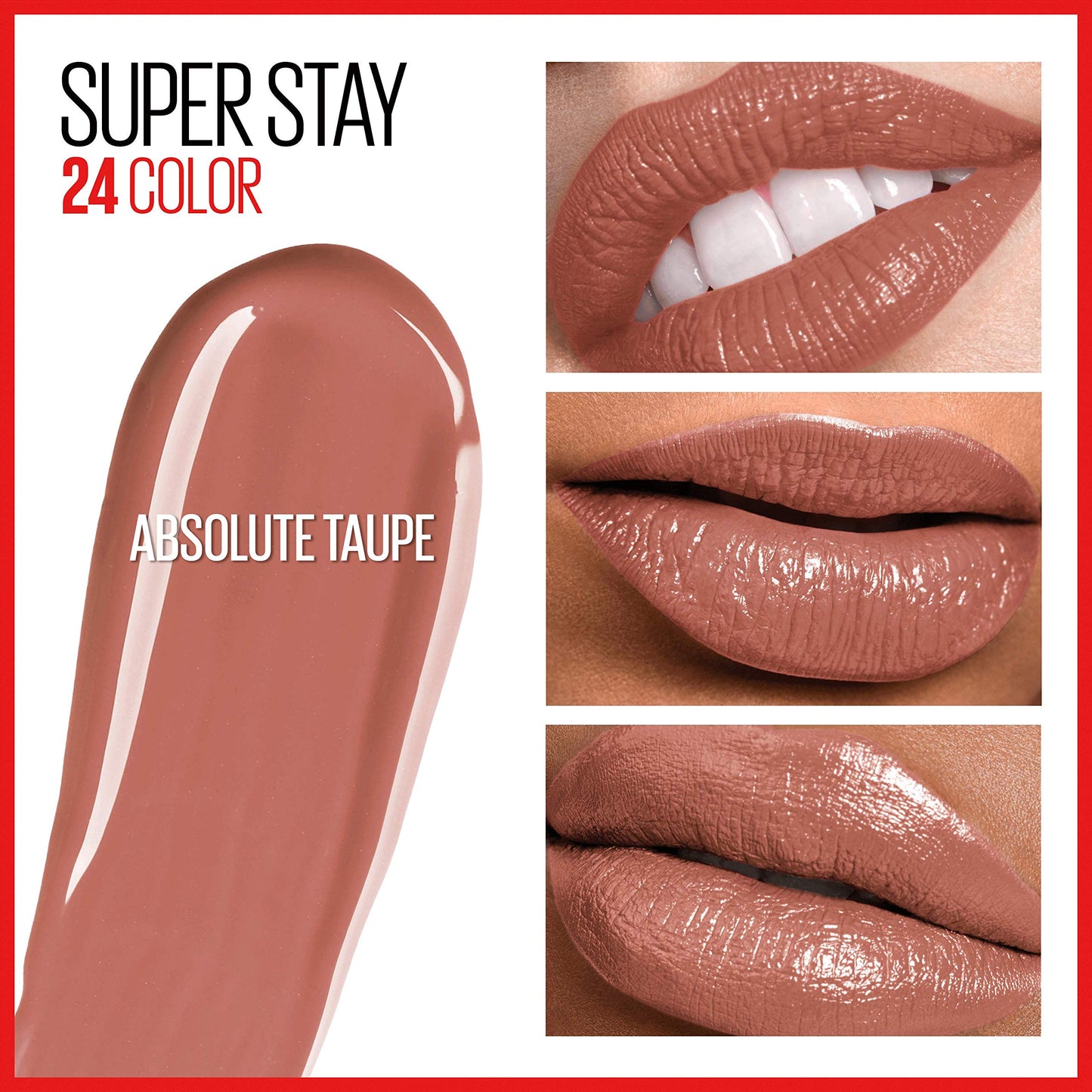 Maybelline SuperStay 24, 2-Step Liquid Lipstick, Absolute Taupe Beauty & Personal Care MAYBELLINE