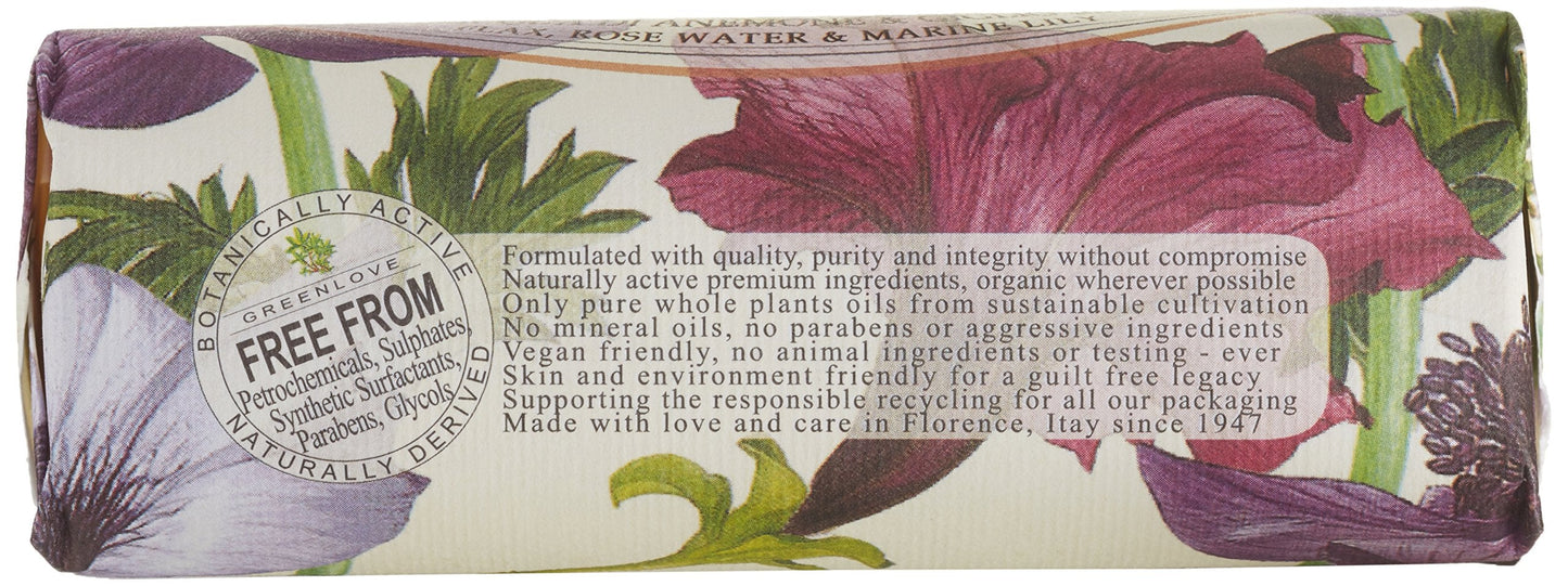 Nesti Dante Dolce Vivere Fine Natural Soap - Portofino - Flax, Rose Water & Marine Lily 250g/8.8oz Beauty & Personal Care Nesti Dante