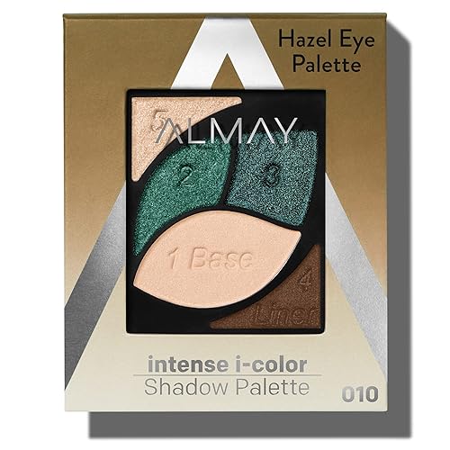 Almay Eyeshadow Palette, Longlasting Eye Makeup, Primer Enriched with Antioxidant Vitamin E, Hypoallergenic, 030 Hazel Eyes, 0.1 Oz Beauty & Personal Care Almay