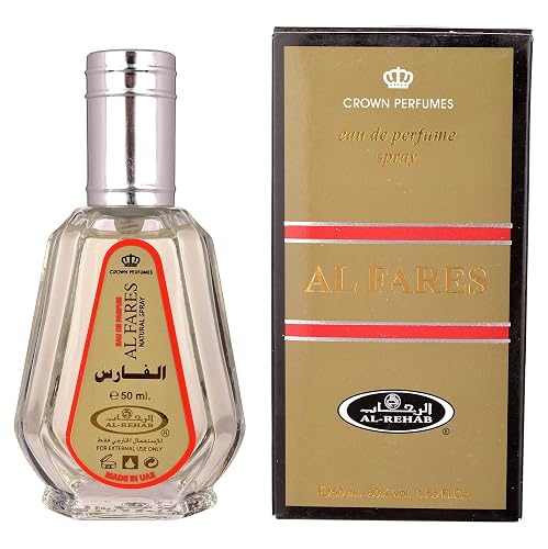 Al Rehab Al Fares Eau de Perfume Spray for Men, 1.7 Ounce Beauty & Personal Care Al Rehab