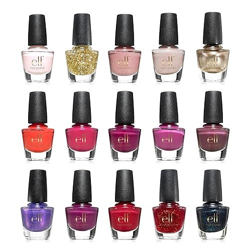 e.l.f. 15 Piece Nail Polish Set Beauty & Personal Care e.l.f.