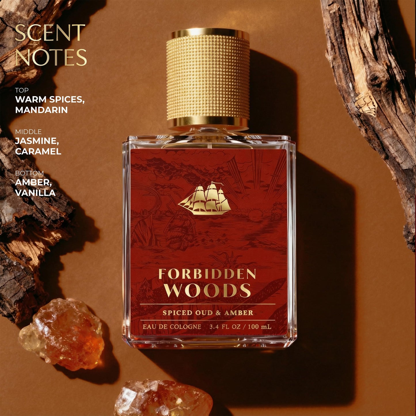 Old Spice Cologne for Men, Premium & Pairable Fragrance Spray, Forbidden Woods with Spiced Oud + Amber Signature Scent, Masculine & Sophisticated Beauty & Personal Care Old Spice