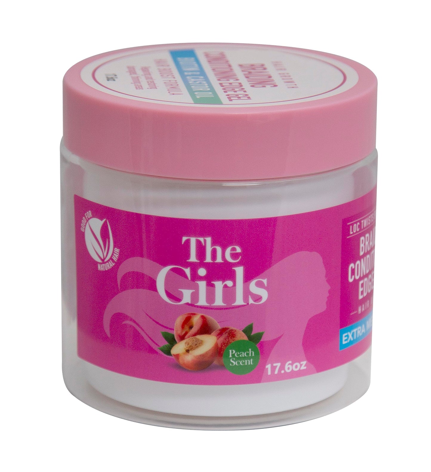 R&B Collection Dr. Girls Braiding conditioning Gel / 24 Hour Hold/Extra Mega Hold/17.6oz (Peach) Beauty & Personal Care R&B Collection