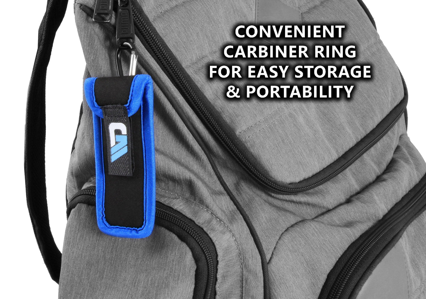 CASEMATIX Lip Balm Holder - Clip on Neoprene Chapstick Pouch Easily clips onto Backpack or belt for Convenient Travel and Storage - Carabiner Included Beauty and Personal Care CASEMATIX