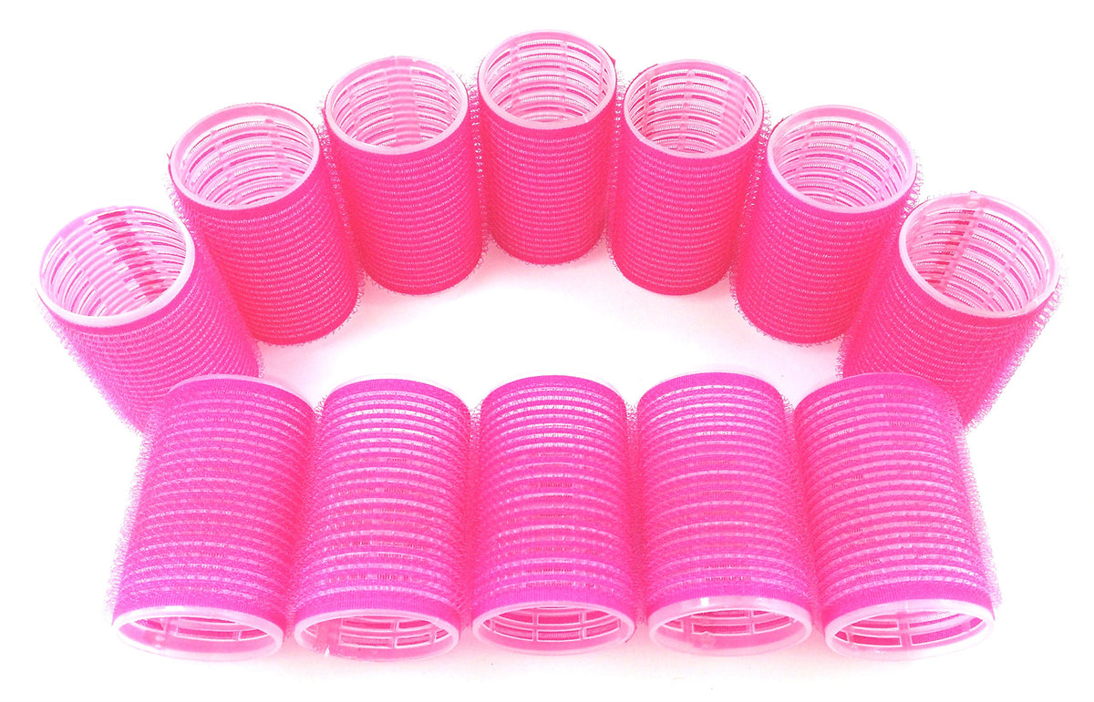 Jumbo Hair Rollers Curlers Self Grip Holding Rollers Hairdressing Curlers Hair Design Sticky Cling Style For DIY Or Hair Salon By Kamay's (Gripping