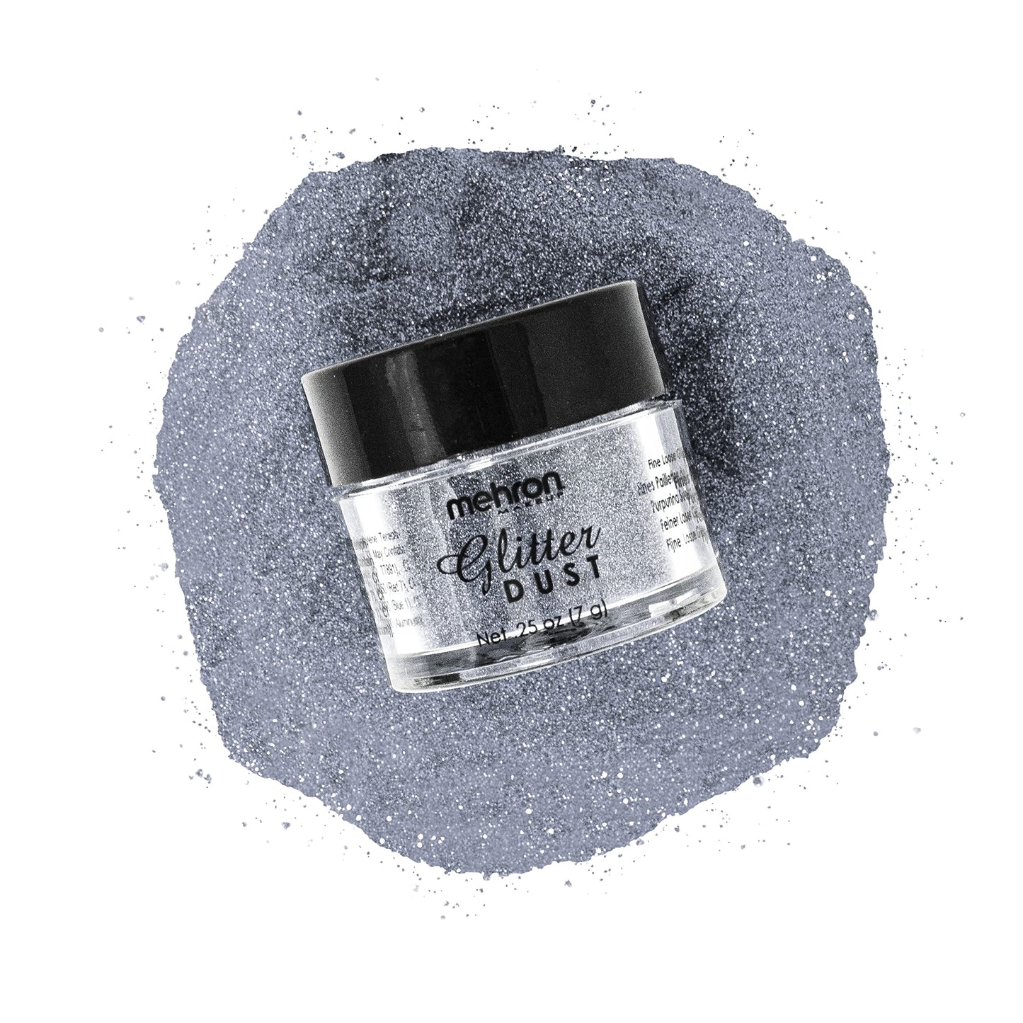 Mehron Makeup Paradise Glitter FX | Professional Cosmetic for Makeup & Art | Vibrant & Shimmering Loose Glitter .25 oz (7 g) (Gunmetal) Beauty & Personal Care Mehron