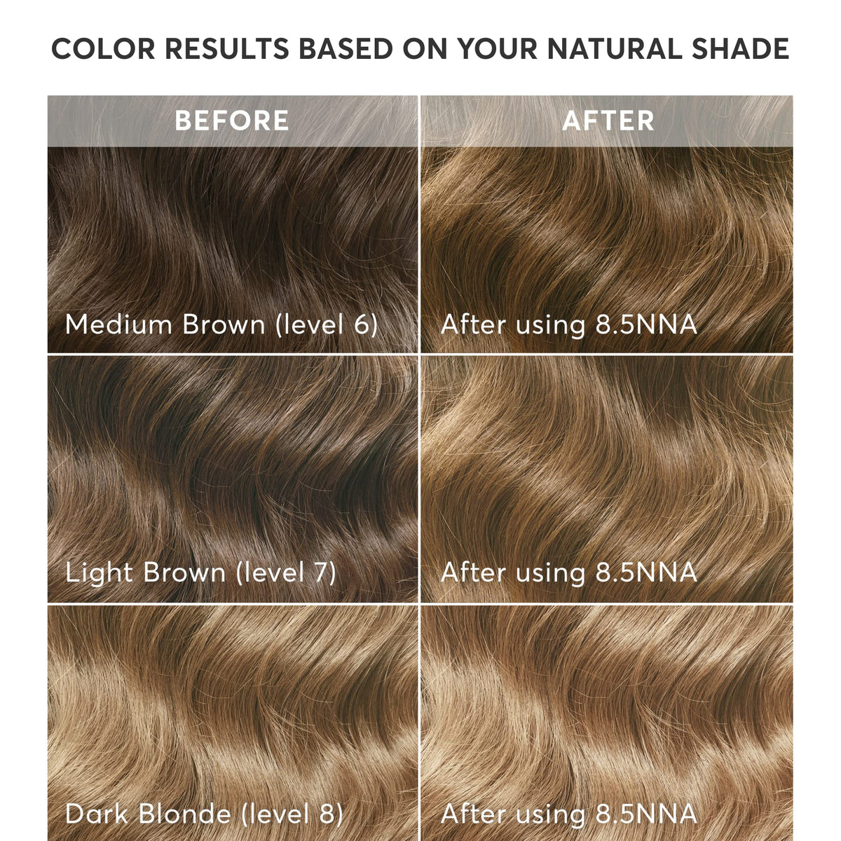 Madison Reed Radiant Hair Color Kit - 8.5NNA Dark Neutral Blonde (Lusia Blonde), Permanent Hair Dye for Resistant Grays, 100% Gray Coverage | PPD-Free Beauty & Personal Care Madison Reed
