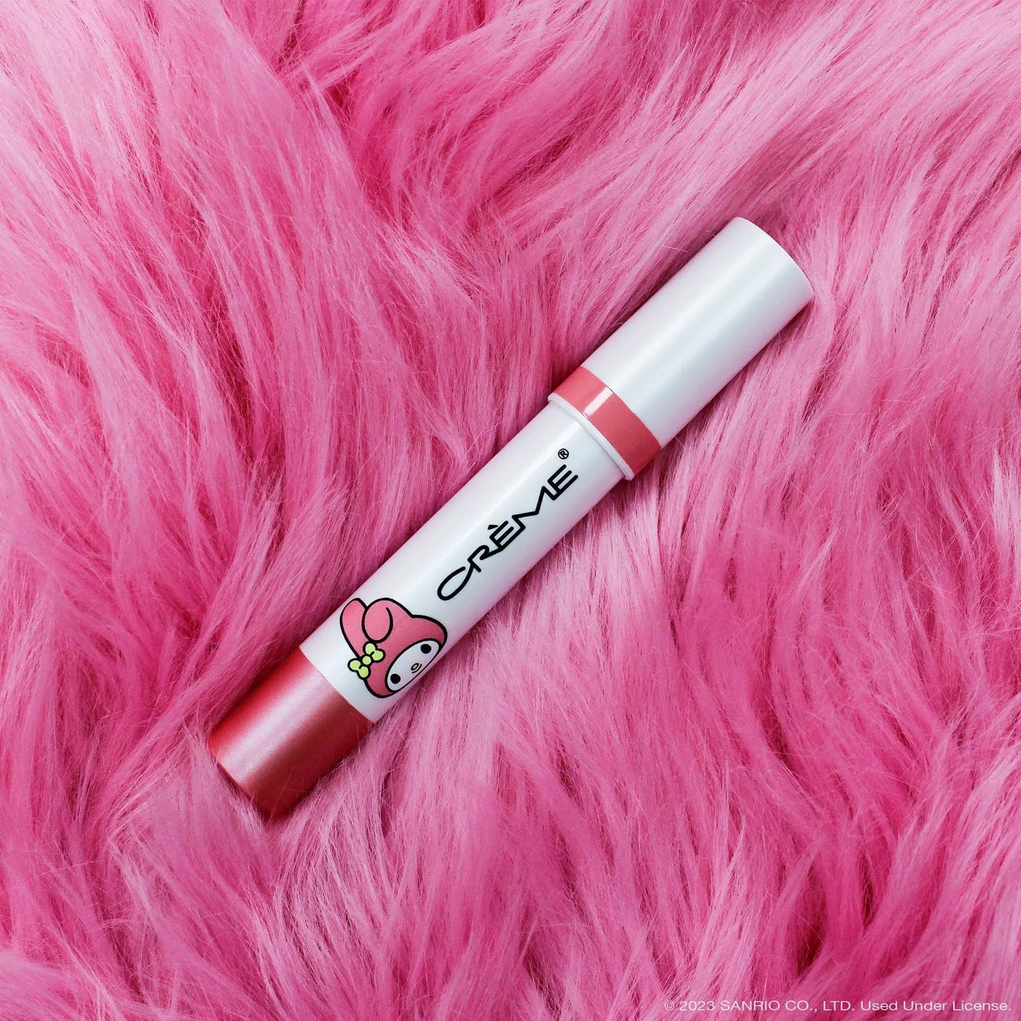 The Crème Shop Kuromi Hello Lippy Tinted Moisturizing Lip Balm, Korean Lip Tint - Pink Fluff Beauty & Personal Care The Crème Shop