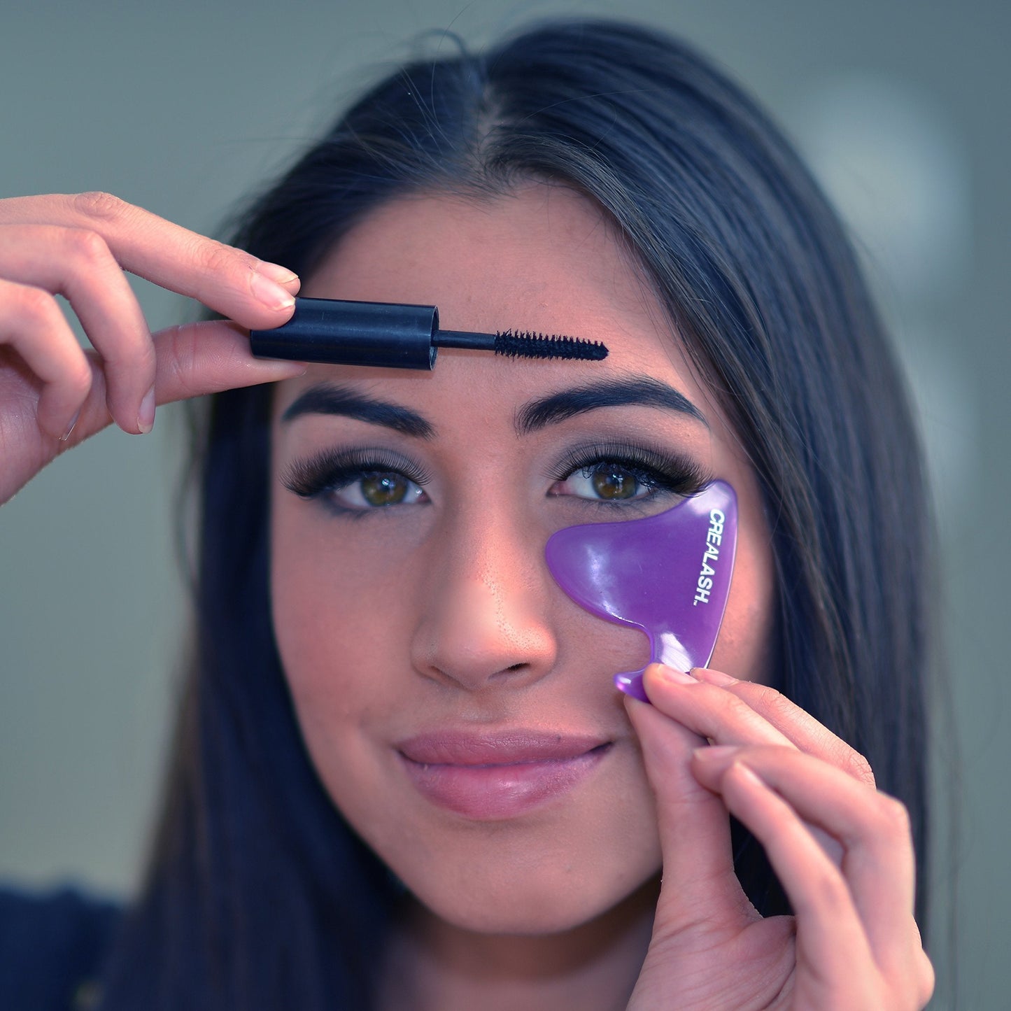 Original CreaLash Eye Shadow & Mascara Applicator - Upper & Lower Eyelash Tool for Applying Makeup - Helps Shield Face, Skin From Smears - 1 Reusable Beauty & Personal Care CreaProducts