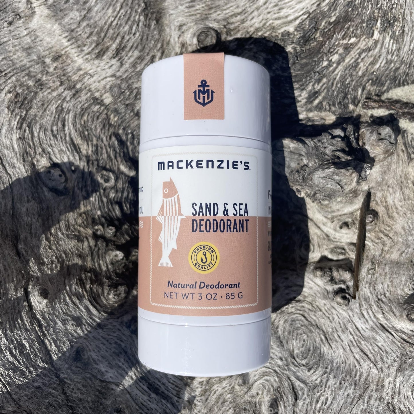 MacKenzie's Sand & Sea Deodorant - Father's Day - Gifts for Fishermen - Gifts for Women - Gifts for Men - Aluminum Free - Eco Friendly - Sea Salt Beauty and Personal Care MACKENZIE'S