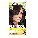 Garnier Nutrisse Nourishing Hair Color Creme, 20 Soft Black (Black Tea) (Packaging May Vary) Beauty & Personal Care Garnier