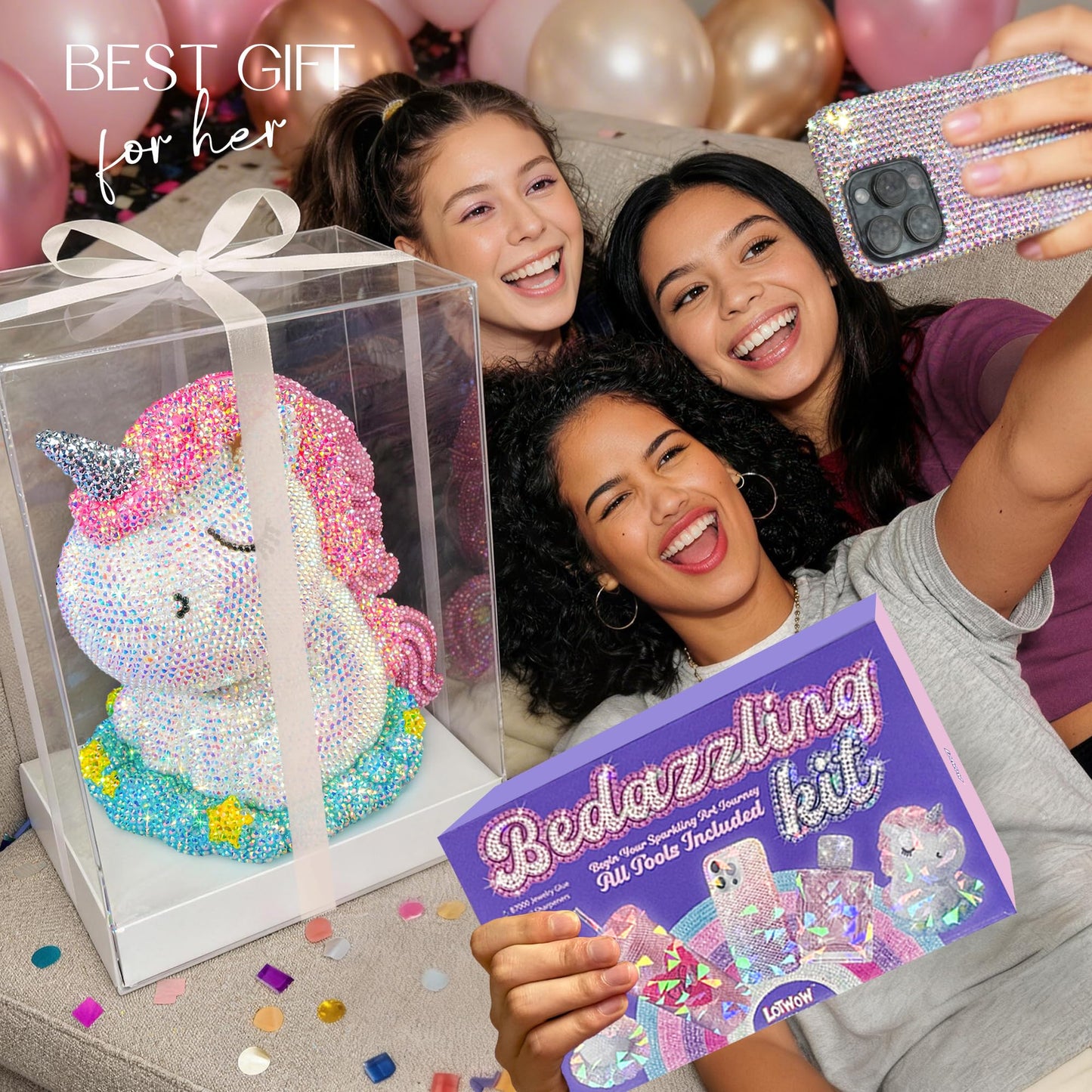 70000Pcs 48 Colors Bedazzling Kit 2 Boxes with Rhinestones, 3mm Resin Flatback Rhinestones with 4 Pcs B7000 Jewelry Glue & Tools, Diamond Art Beauty and Personal Care LOTWOW