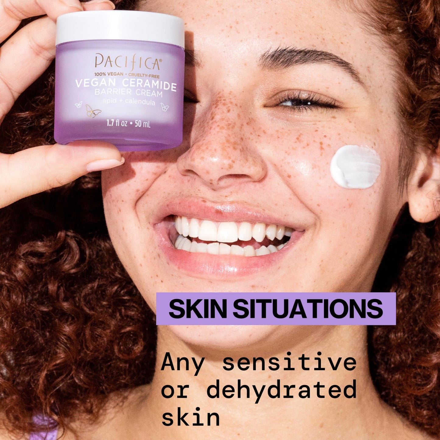 Pacifica Face Cream - Vegan Ceramide Barrier Cream w/Niacinamide & Shea Butter - Hydrating Daily Face Moisturizer Fragrance Free for Sensitive Skin Beauty & Personal Care Pacifica