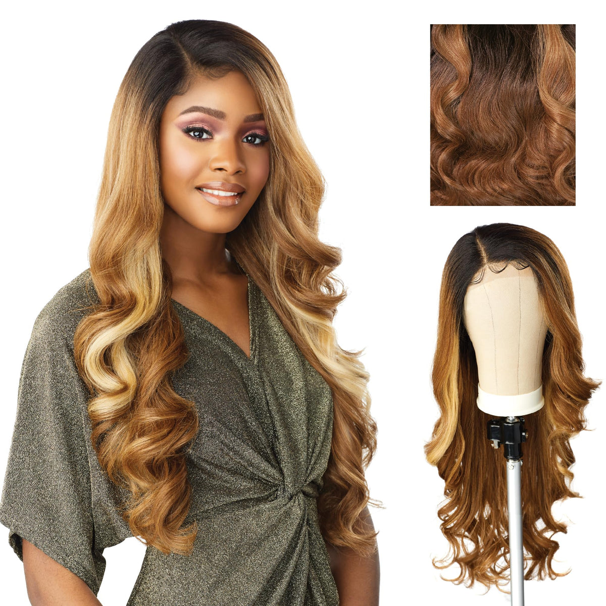 Sensationnel Butta LaceWig-Unit 7, MP/HAZEL