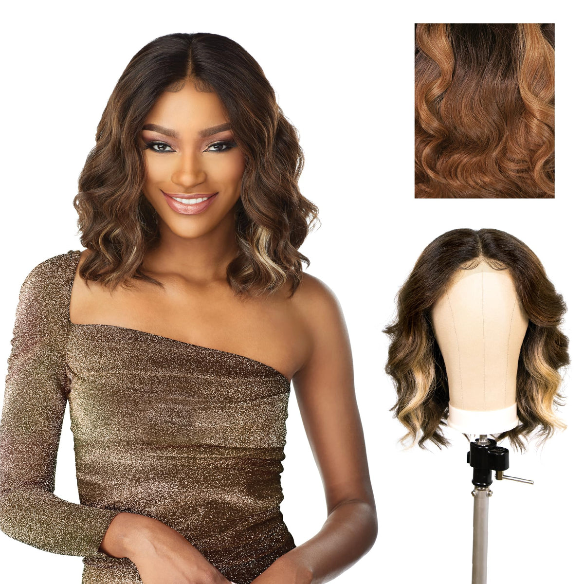 Sensationnel Butta LaceWig-Unit 8, MP/HAZEL