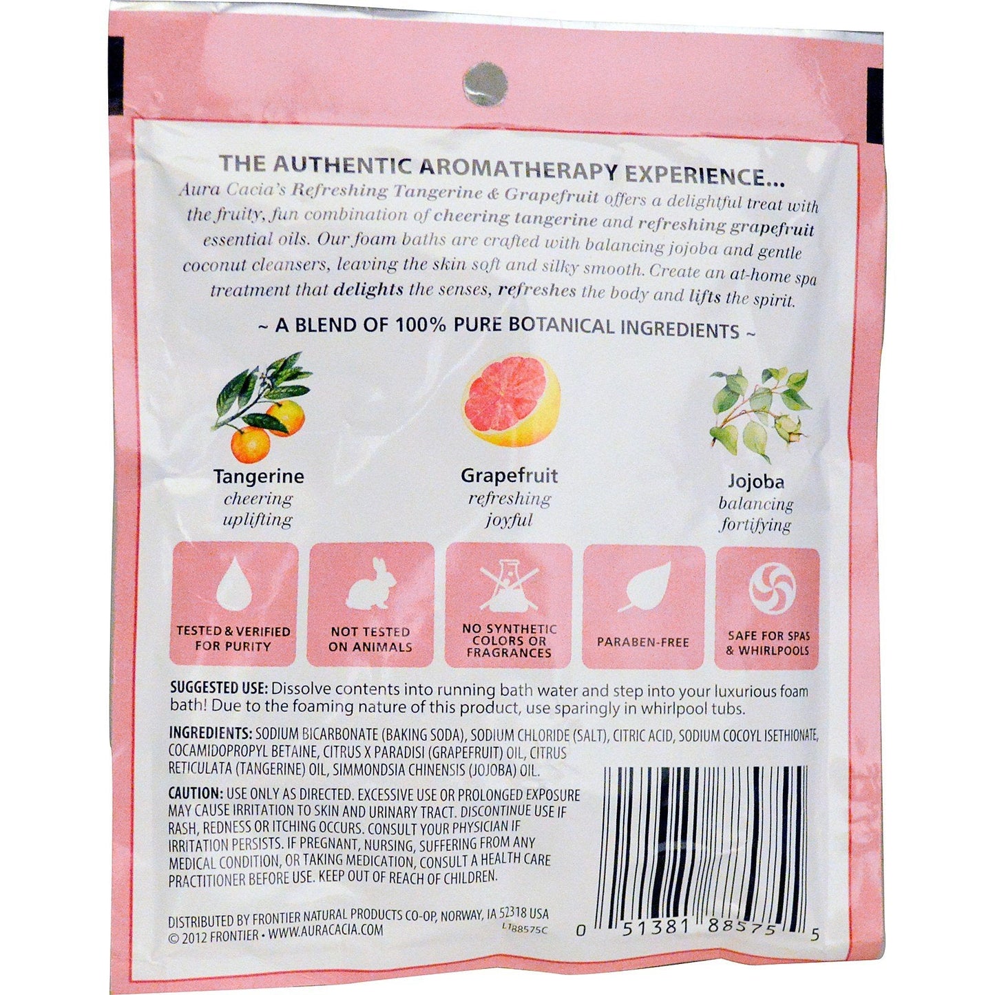 Aura Cacia Foam Bath Tangerine and Grapefruit - 2.5 oz Beauty & Personal Care Aura Cacia