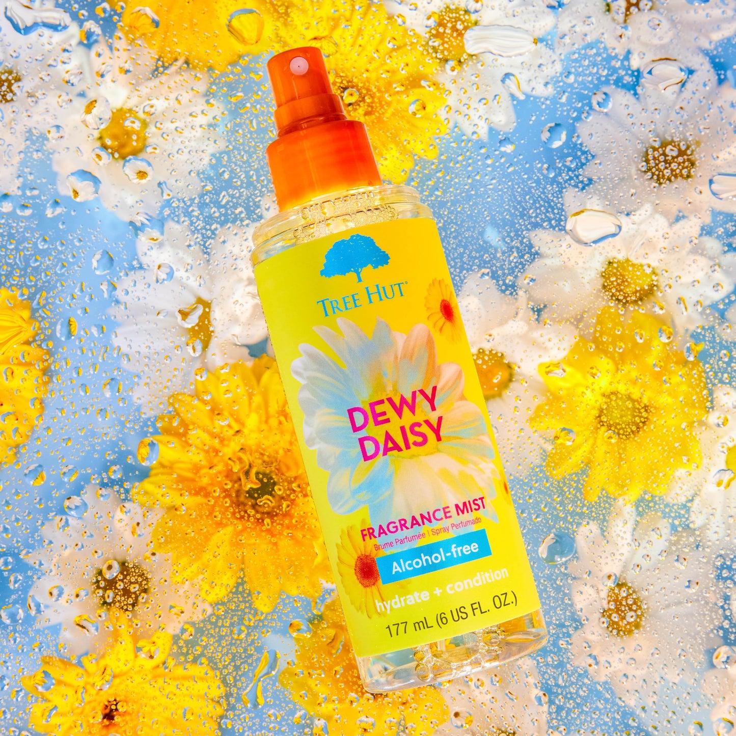 Tree Hut Dewy Daisy Hair & Body Mist, Hydrating & Alcohol-Free Body Spray, Fragrance with Velvety Florals & Fresh Green Notes, Alcohol-Free Formula, Beauty & Personal Care Tree Hut