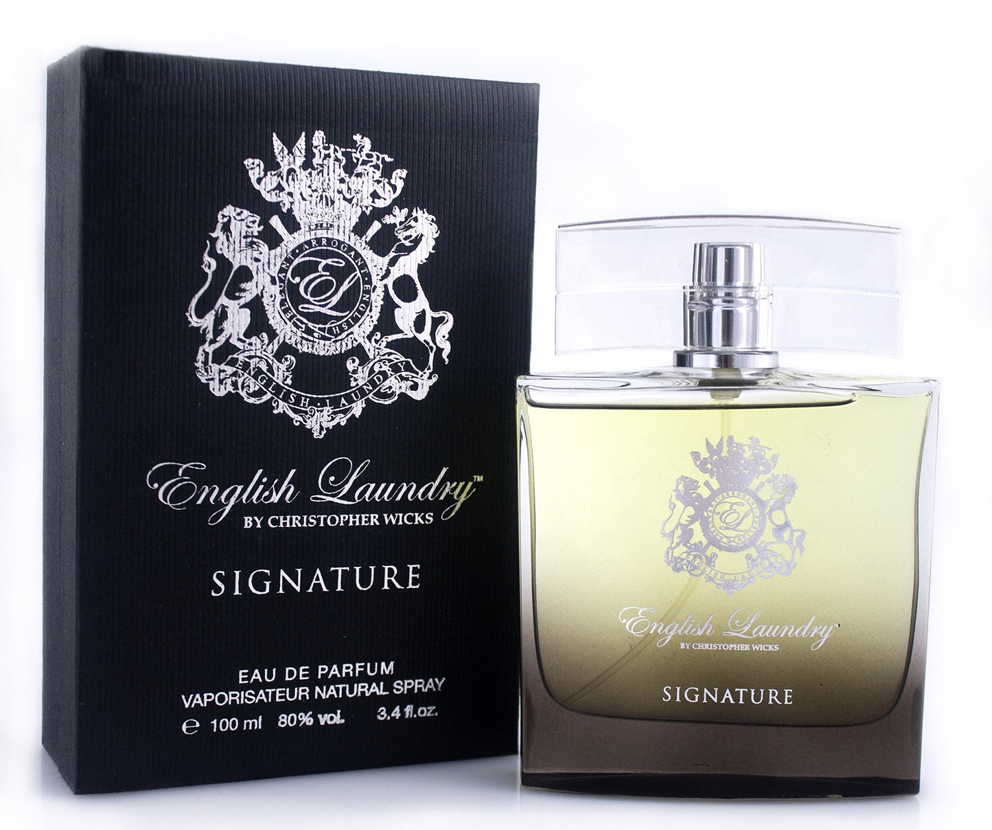 English Laundry Signature Eau de Parfum, 3.4 Fl Oz Beauty & Personal Care English Laundry