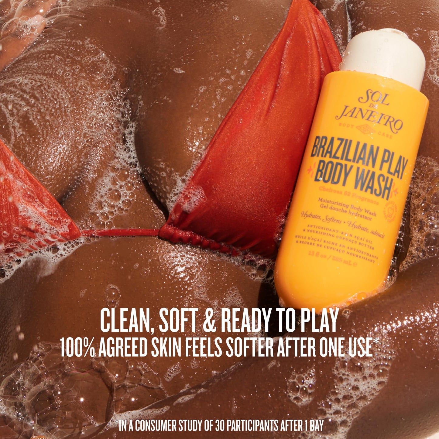 Sol de Janeiro Brazilian Play Moisturizing Shower Cream Gel Body Wash 90mL/3.0 fl oz. Beauty & Personal Care Sol de Janeiro
