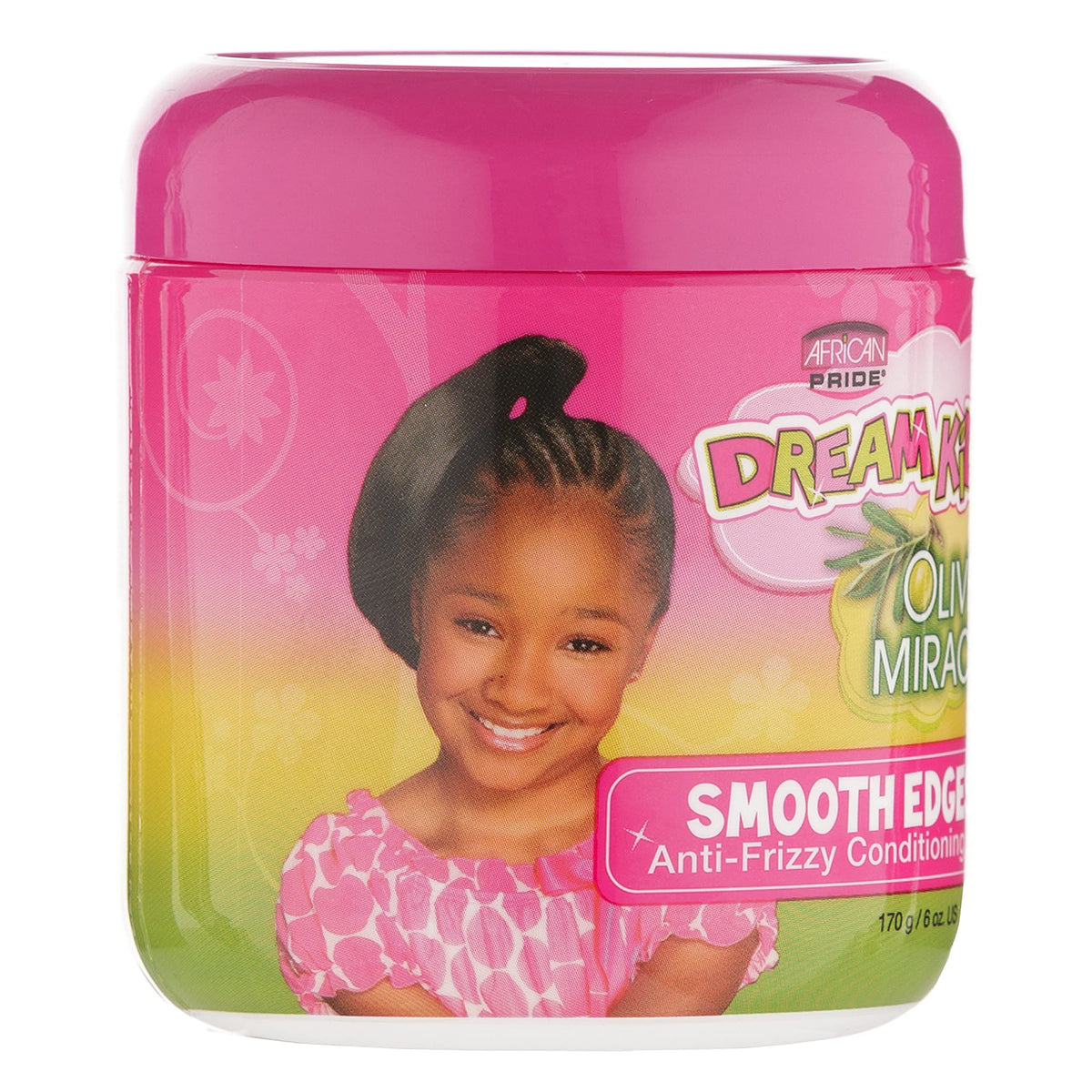 African Pride Dream Kids Olive Miracle Smooth Edges Anti-Frizzy Conditioning Gel - Contains Olive Oil, Reduces Hair Dryness & Breakage, 6 Oz Beauty & Personal Care African Pride