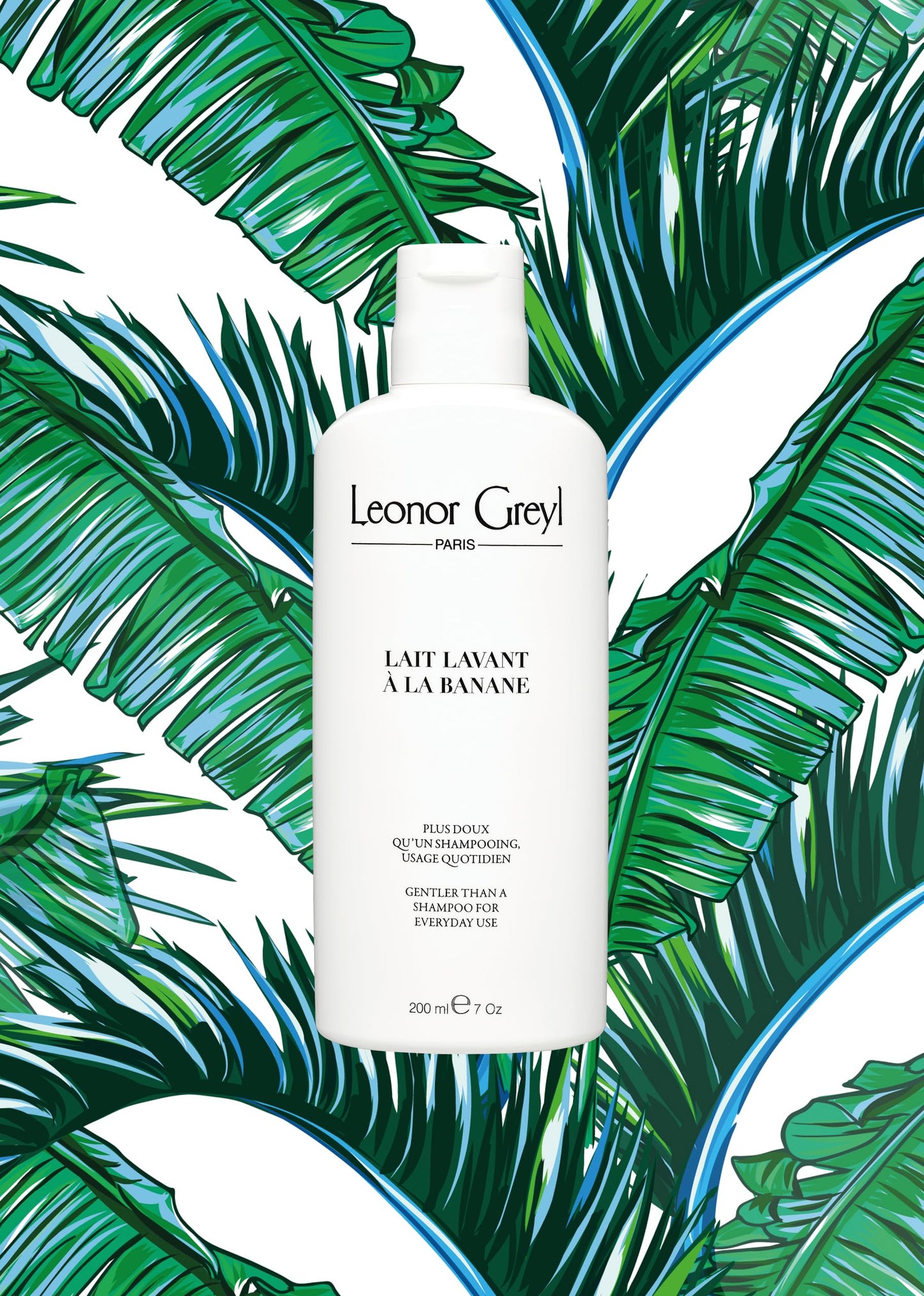Leonor Greyl Paris - Lait Lavant a La Banane - Gentle Shampoo For Daily Use - Natural Purifying Hair Care Shampoo for Fine, Limp Hair (6.7 oz) Beauty & Personal Care Leonor Greyl