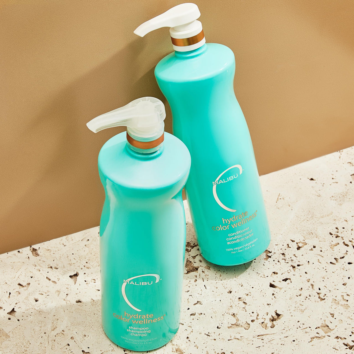Malibu C Hydrate Color Wellness Conditioner (33.8 oz) - Moisturizing, Color Safe Conditioner for Vibrant Hair - Formulated to Preserve + Protect Hair