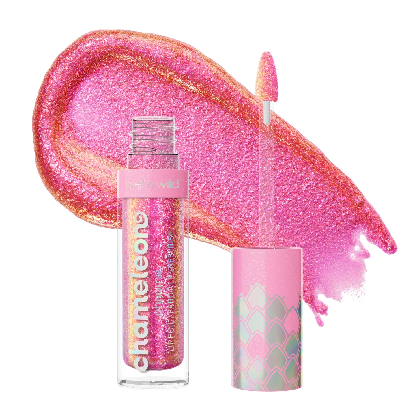 wet n wild Chameleon Chrome Lip Foil, Bold Light-Reflecting Pigments, Multidimensional Shine, Non-Sticky Smooth Formula,Vegan & Cruelty-Free - Halo's Beauty & Personal Care wet n wild