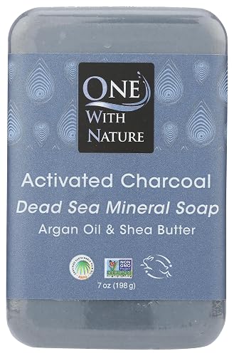 One With Nature Activated Charcoal Bar Soap, 7 OZ Beauty & Personal Care One With Nature