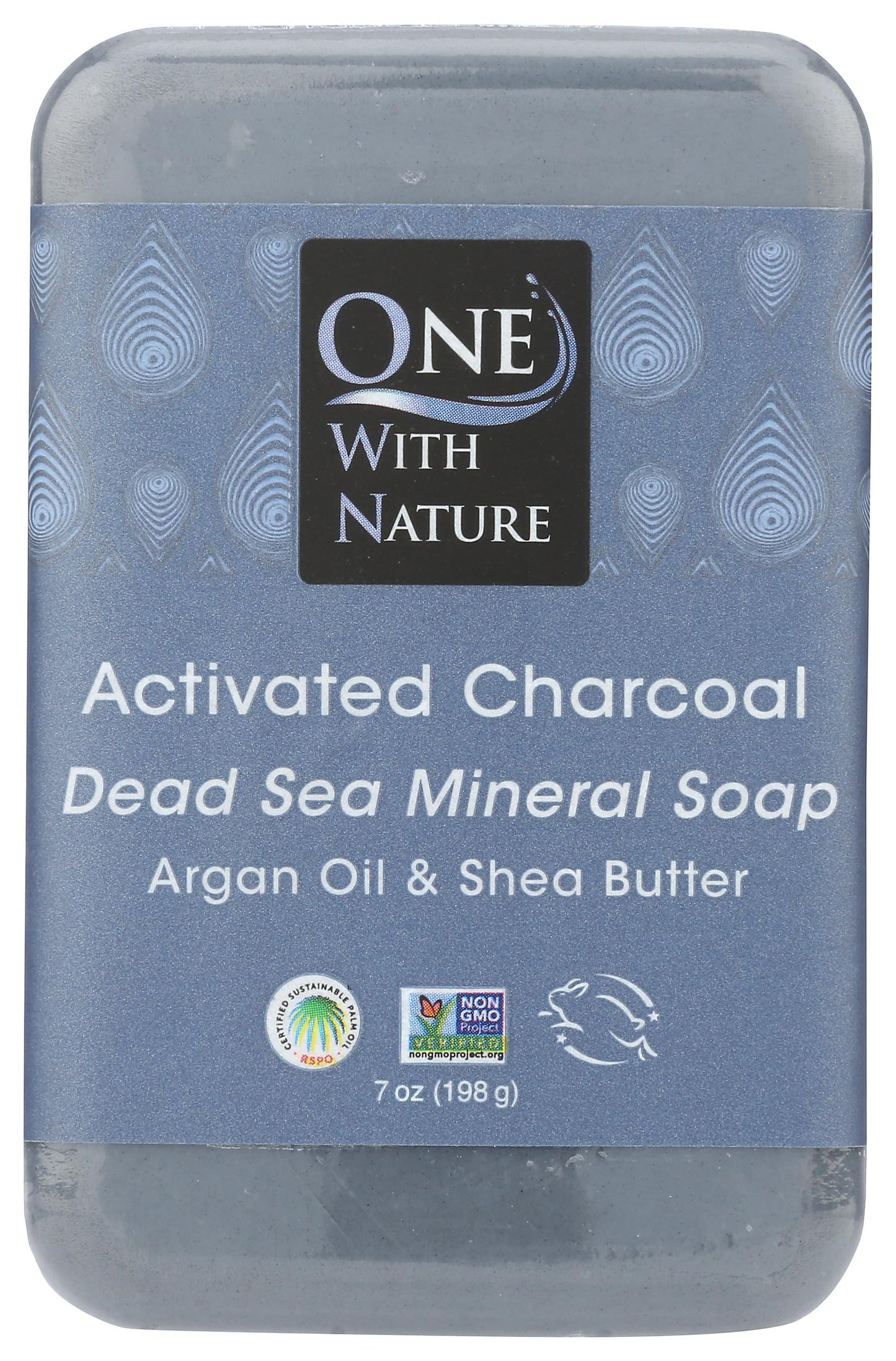 One With Nature Activated Charcoal Bar Soap, 7 OZ Beauty & Personal Care One With Nature