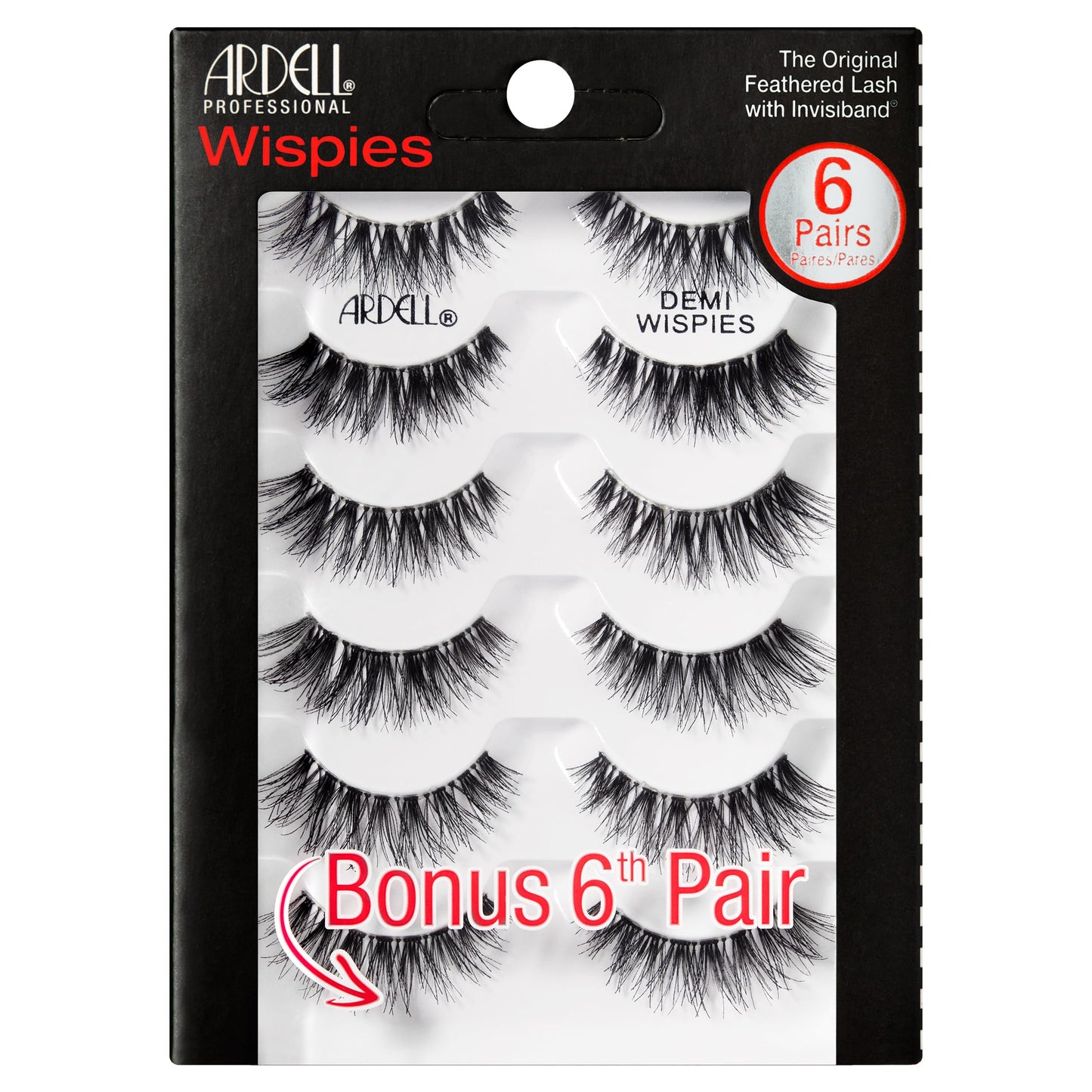 Ardell Demi Wispies Eyelashes - Multi-Dimensional, Eyelashes Natural Look, 6 Pairs Beauty & Personal Care Ardell
