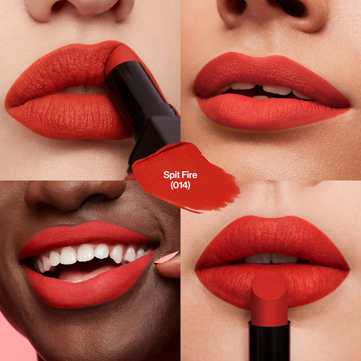 Revlon Lipstick, ColorStay Suede Ink, Built-in Primer, Stocking Stuffer for Women, Waterproof, Smudge-proof, Matte Color, 014 Spit Fire, 0.09 oz Beauty & Personal Care REVLON