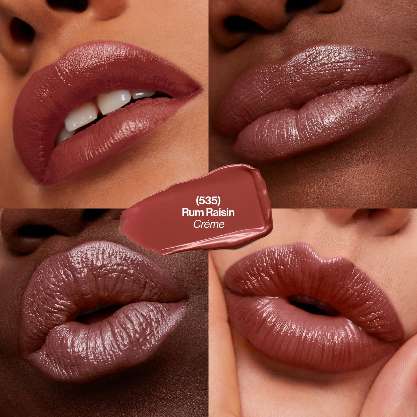 Revlon Super Lustrous Lipstick, Creamy Formula For Soft, Fuller-Looking Lips, Moisturized Feel, 535 Rum Raisin, 0.15 oz Beauty & Personal Care REVLON