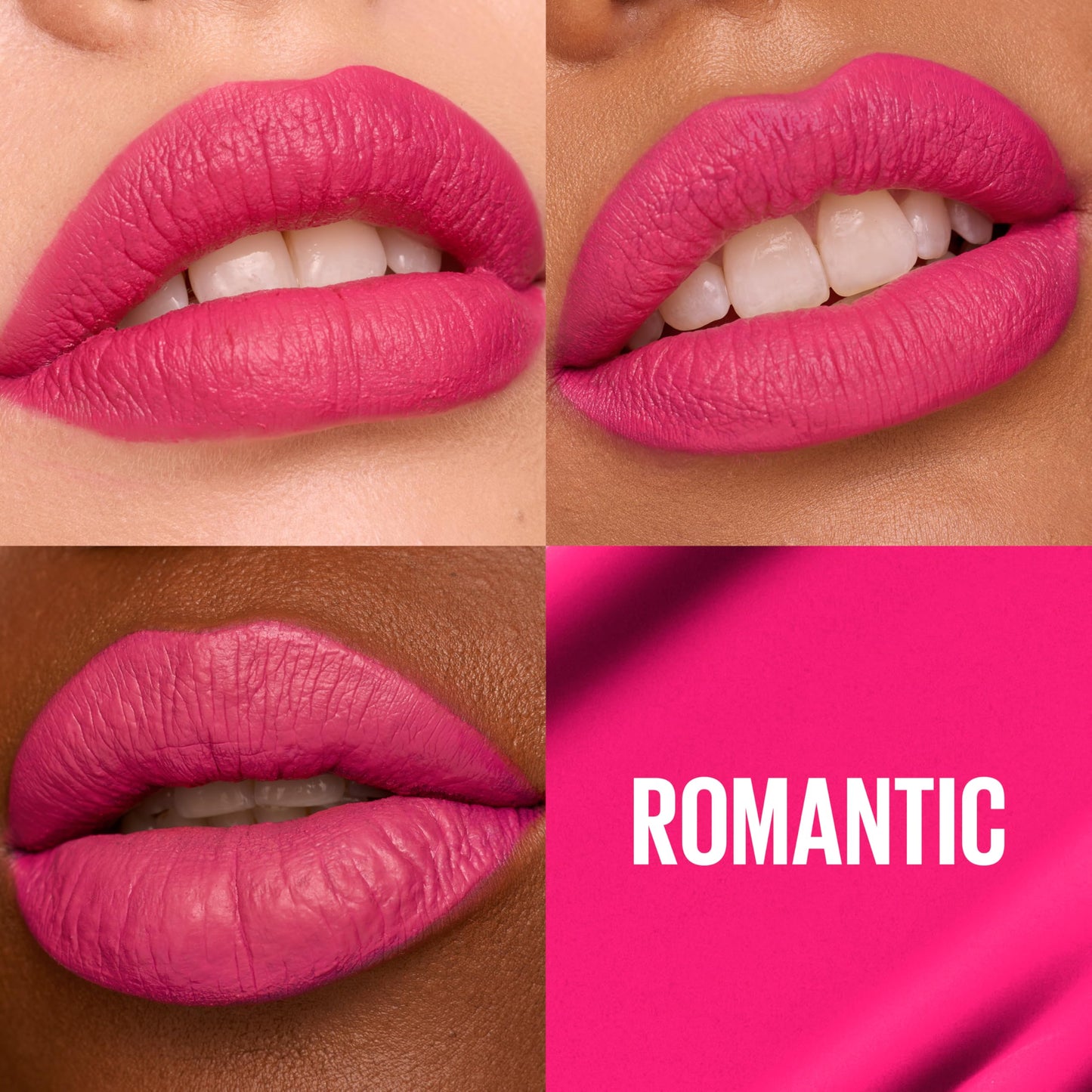Maybelline Super Stay Matte Ink Liquid Lipstick Makeup, Long Lasting High Impact Color, Up to 16H Wear, Romantic, Vivid Pink, 1 Count, Packaging May Beauty & Personal Care MAYBELLINE