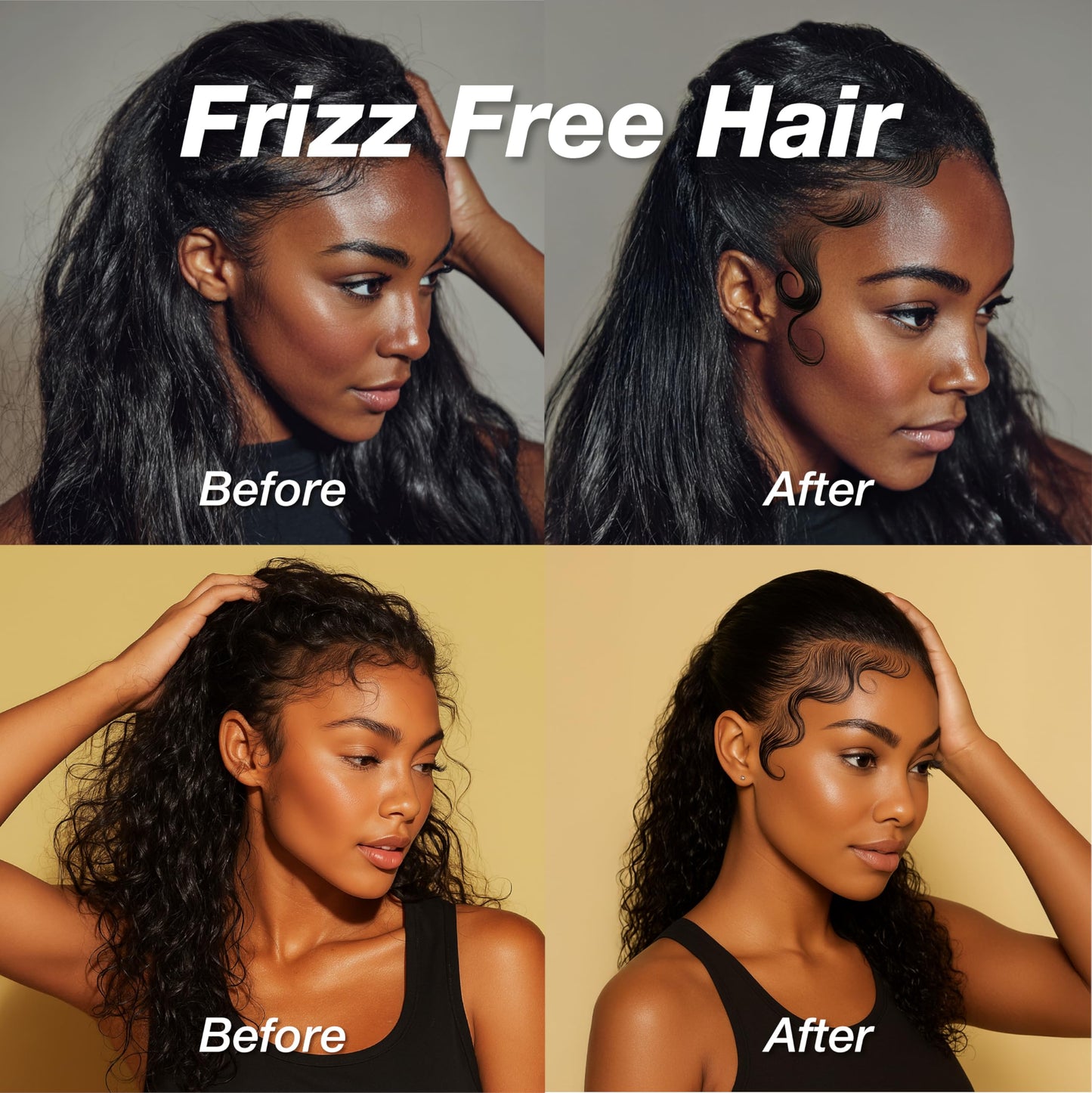 Lux Collection Edge Control Gel for 4C Hair - 48 Hour Maximum Hold Edge Control, Edge Lux with Castor Oil, Keratin & Biotin, Non-Flaking Styling Gel Beauty & Personal Care Lux Collection