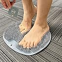 Shower Foot Scrubber Mat Back Washer Exfoliating Bath Wash Pad Wall Mounted Slip Suction Cups for Use in Cleaner Men and Women Beauty & Personal Care SZZYXD