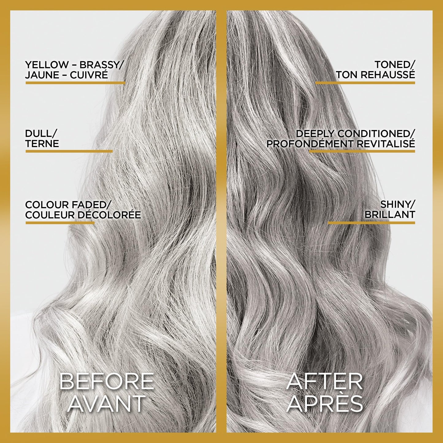 L'Oreal Paris Le Color Gloss One Step In-Shower Toning Hair Gloss, Neutralizes Brass, Conditions & Boosts Shine, Silver, 4 Ounce Beauty & Personal Care L'Oreal Paris