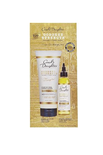 Carol's Daughter Goddess Strength Hair Care Set, Includes Sulfate Free Conditioner and Scalp Oil, Curly Hair Products to Repair and Moisturize, 1 Kit Beauty & Personal Care Carol's Daughter