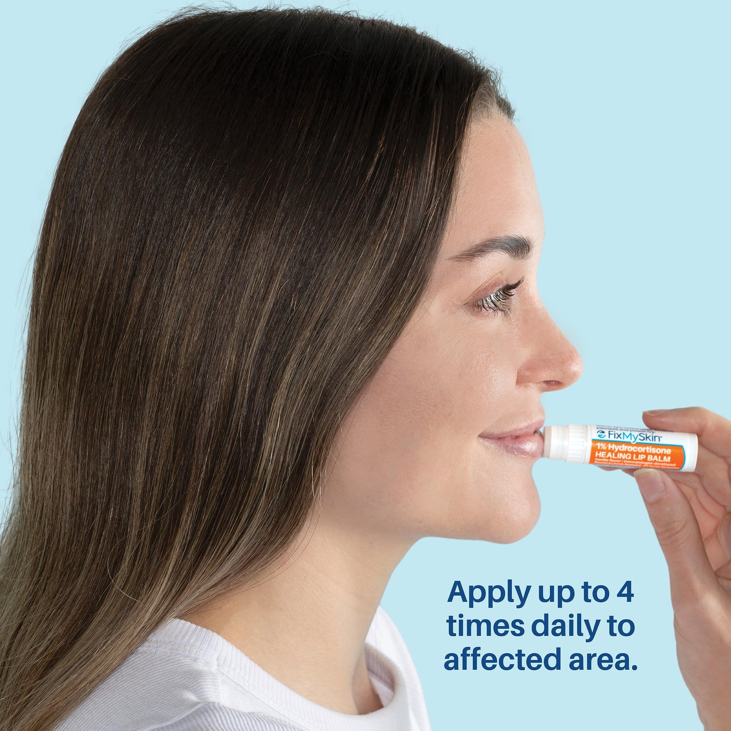 FixMySkin 1% Hydrocortisone Healing Lip Balm, Vanilla, 0.15 oz Beauty and Personal Care FixMySkin