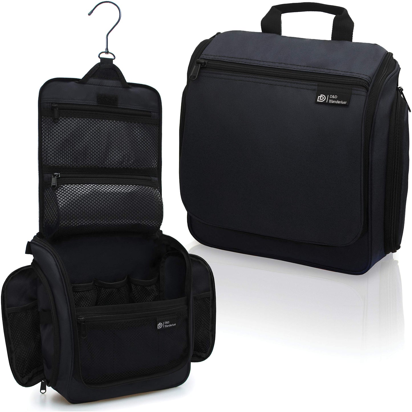 DD D&D Wanderlust D&D Hanging Travel Toiletry Bag for Men and Women - Cosmetics, Makeup and Toiletries Organizer Kit with 10 Compartments, YKK Beauty and Personal Care DD D&D Wanderlust Default Title