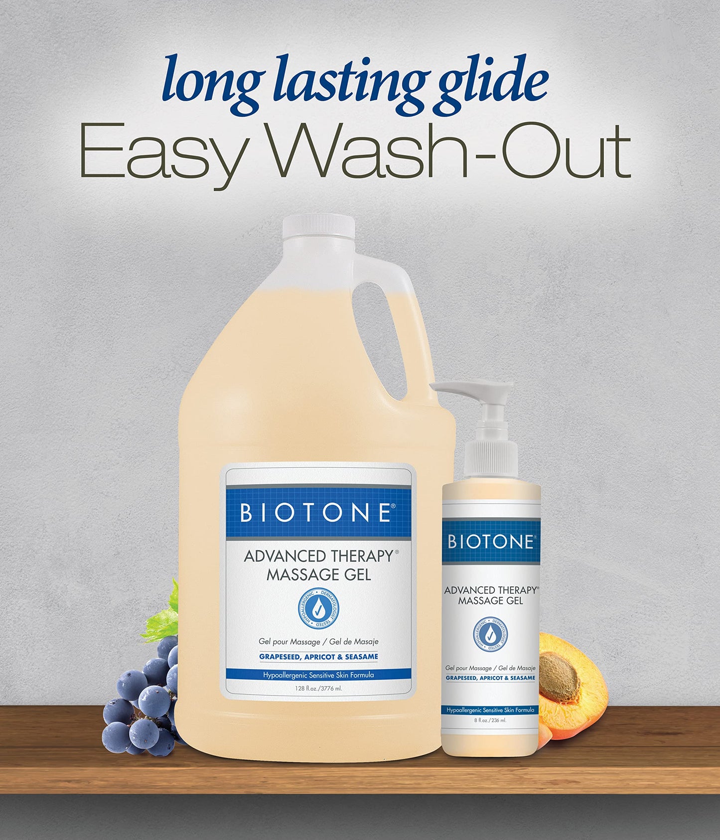 BIOTONE Advanced Therapy Massage Gel, Smooth, Silky Glide Without the Oil Feel, Ideal Workability, Nut-Oil Free, Hypoallergenic Beauty & Personal Care BIOTONE