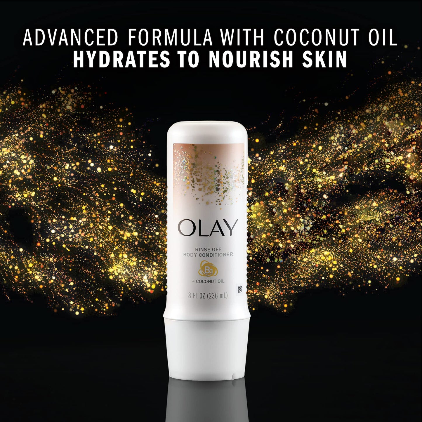 Olay In-Shower Rinse-Off Body Conditioner for Dry Skin with B3 and Coconut Oil for Lasting Hydration, 8 Fl Oz (Pack of 6) Beauty & Personal Care Olay