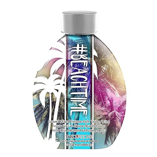 Ed Hardy #Beachtime Dark Indoor Outdoor Coconut Infused Tanning Lotion 13.5oz Beauty & Personal Care QLV