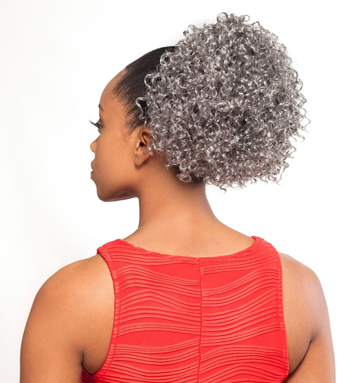 Foxy Silver (DS005 - Synthetic Ponytail in 2