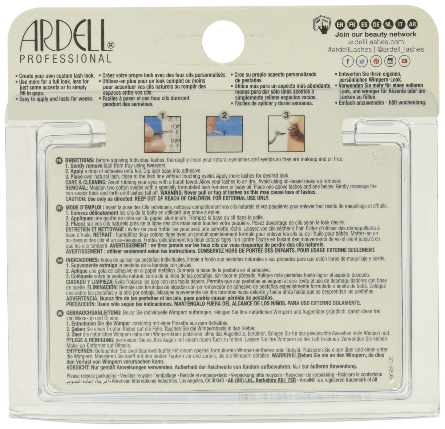 Ardell Duralash Knot-Free Individual Lash, Brown, Medium Beauty & Personal Care Ardell