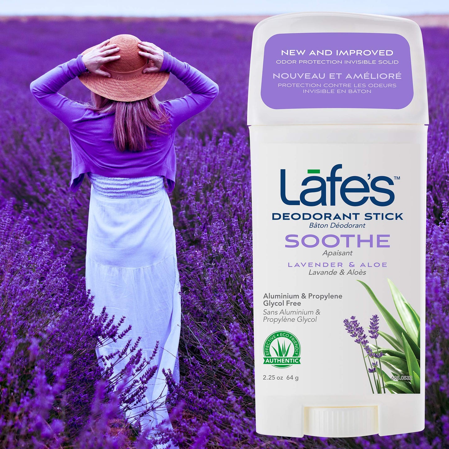LAFE'S NATURAL BODY CARE DEOD,Twist-Stick,Lavender, 2.5 OZ Beauty and Personal Care Lafe's Natural Body Care