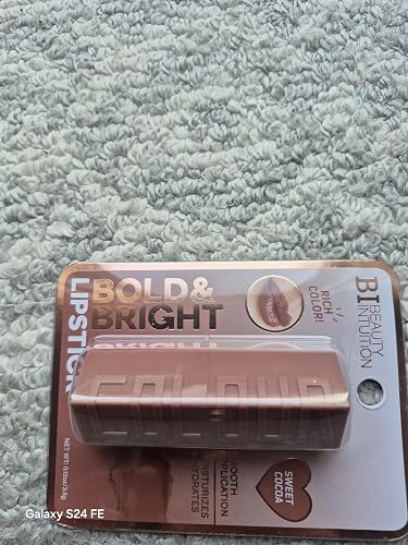 Beauty Intuition Bold & Bright Lipstick, Sweet Cocoa, Smooth Application, Moisturizes & Hydrates, 0.12 oz Beauty & Personal Care Beauty Intuition