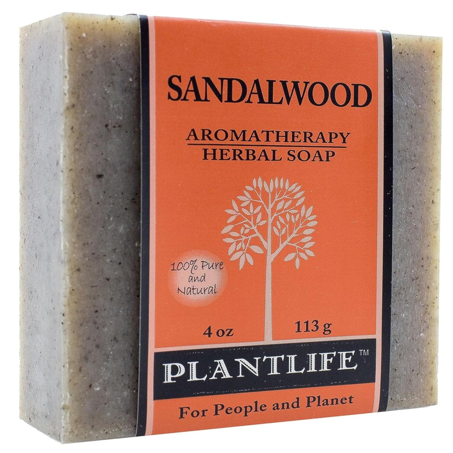 Plantlife Sandalwood Bar Soap - Moisturizing and Soothing Soap for Your Skin - Hand Crafted Using Plant-Based Ingredients - Made in California 4oz Bar Beauty & Personal Care Plantlife