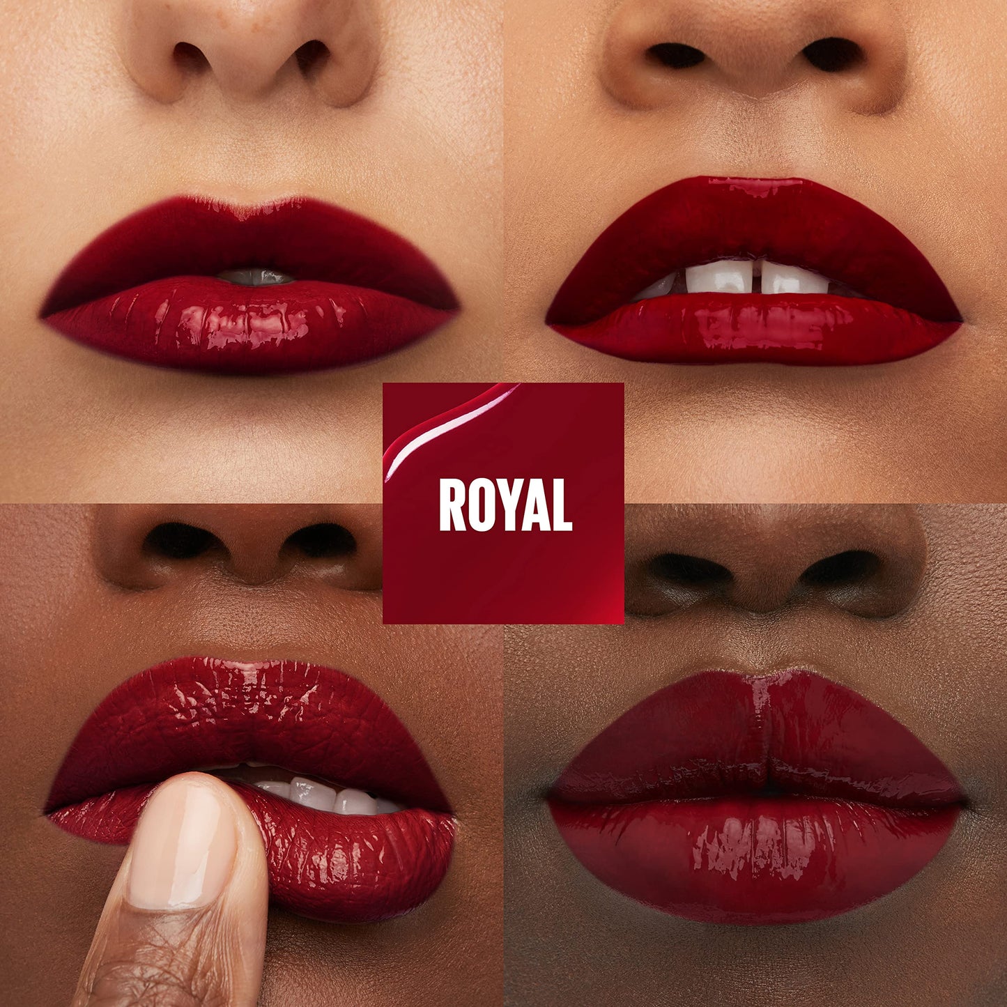 Maybelline Super Stay Vinyl Ink Longwear No-Budge Liquid Lipcolor Makeup, Highly Pigmented Color and Instant Shine, Royal, Deep Wine Red Lipstick, Beauty & Personal Care MAYBELLINE